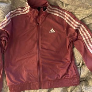 Adidas zipper up track jacket
